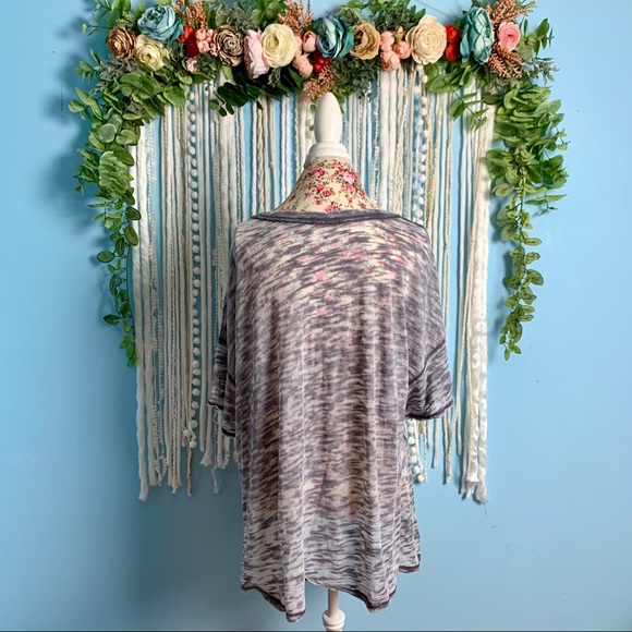 Free People We The Free Jordan Tee Gray Medium - Picture 4 of 6